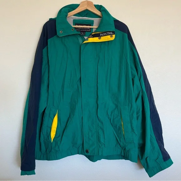 Retro Pacific Trail rain jacket windbreaker - Picture 1 of 7